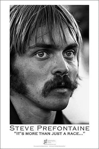 Steve Prefontaine "More Than Just A Race" Poster Print - Running Past