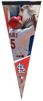 Albert Pujols "Signature" Premium Felt Pennant L.E. /2,008