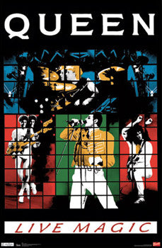 Funky Interprise Ink Queen Live Magic Music Album Cover Art Poster - Funky Enterprises Inc ...