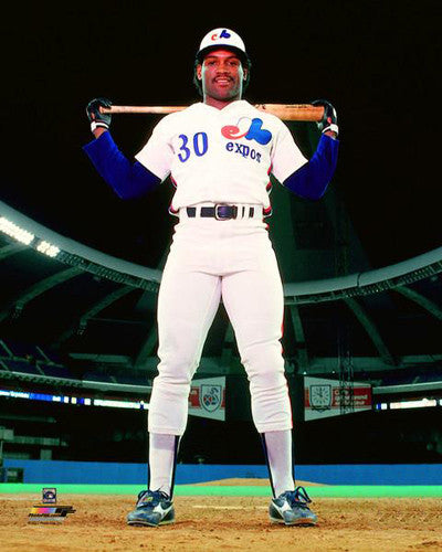 MAJESTIC  MOISES ALOU Montreal Expos 1994 Throwback Baseball Jersey