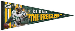 B.J. Raji "The Freezer" Green Bay Packers Signature Premium Felt Collector's Pennant