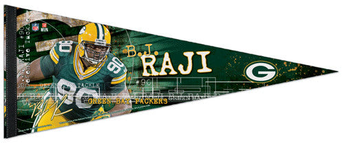 Green Bay Packers Retro Logo Felt Pennant at the Packers Pro Shop