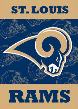 St. Louis Rams Premium NFL Team Banner Flag - BSI Products