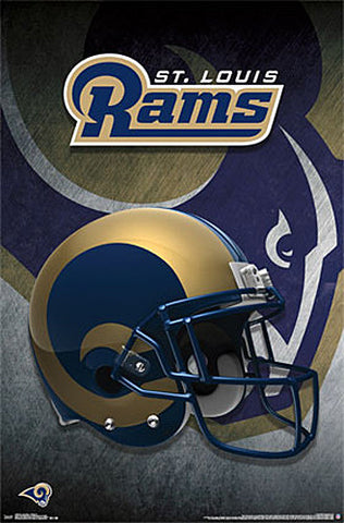 St. Louis Rams Official NFL Team Helmet Logo Wall Poster - Trends International