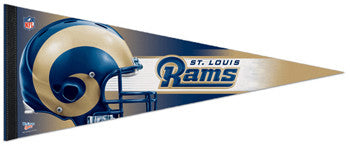 St. Louis Rams On Fire NFL Theme Art Poster - Costacos Sports