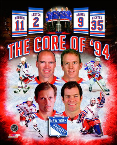 New York Rangers "The Core of 1994" Premium Poster Print - Photofile Inc.
