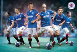 Glasgow Rangers "Six Stars" 2013-14 Soccer Action Poster - GB Eye (UK)