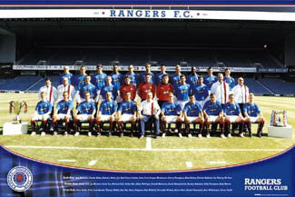 Glasgow Rangers Official Team Portrait Poster 2005/06 - GB Posters