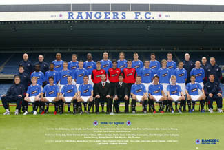 Glasgow Rangers Official Team Poster 2006/07 - GB Posters
