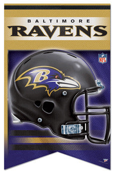 baltimore ravens football helmet Baltimore Ravens NFL Football Premium Felt Banner
