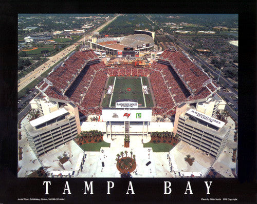 Raymond James Stadium, Home to the Tampa Bay Buccaneers  The Big  Sombrero in background!