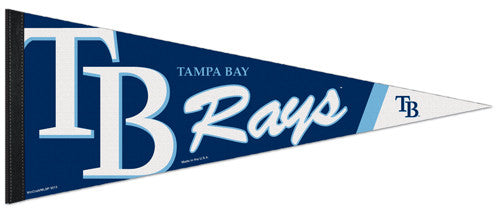 Tampa Bay Rays Official MLB Team Logo Premium Felt Collector's Pennant - Wincraft