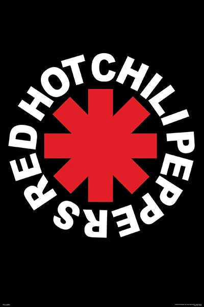 Red Hot Chili Peppers Classic Band Logo Poster - Pyramid America