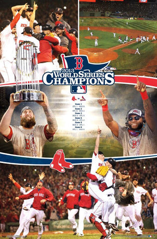 Boston Red Sox Celebration 2013 World Series Champions Poster