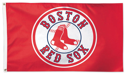 Boston Red Sox Official MLB Baseball DELUXE 3'x5' Team Flag - Wincraft Inc.