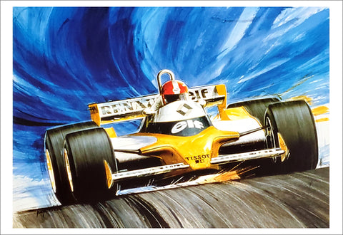 Renault F1 RE-10 (1979) Classic Automobile Art Poster Print - Clouet V –  Sports Poster Warehouse