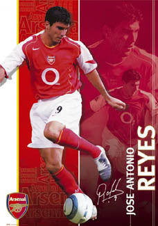 Jose Antonio Reyes "Signature" Arsenal FC Poster - GB 2004