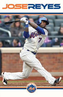 Jose Reyes "Power" New York Mets Poster - Costacos 2011