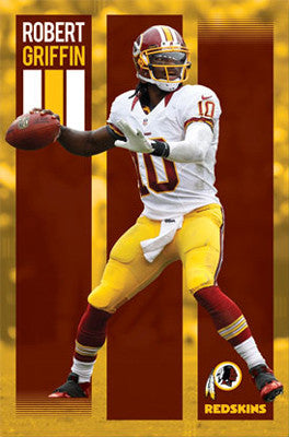 Robert Griffin III "Arrival" Washington Redskins Poster (2012) - Costacos Sports