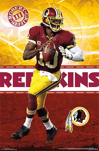 Robert Griffin III "Superstar" Washington Redskins NFL Poster - Costacos 2013