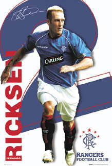 Fernando Ricksen "Signature Series" Chelsea FC Poster - GB 2005
