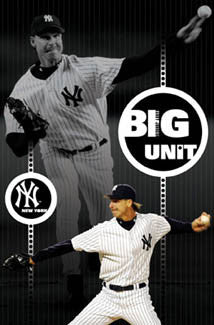 Randy Johnson "Big Unit: Pinstripes" New York Yankees Poster - Costacos 2005