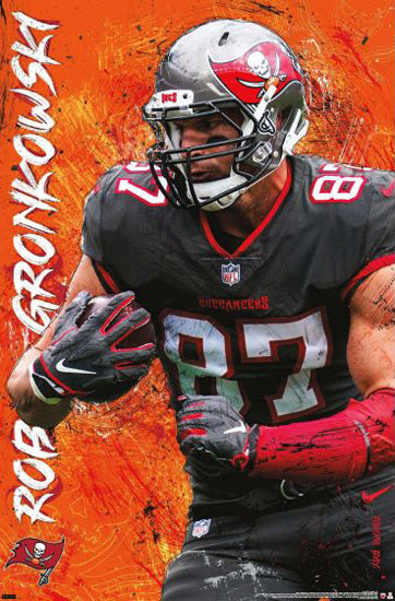 Rob Gronkowski "Buc Power" Tampa Bay Buccaneers Official NFL Football Wall Poster - Trends International