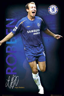 Arjen Robben "Signature Series" Chelsea FC Poster - GB Posters 2005