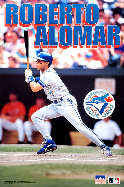 Roberto Alomar "Swing" (1993) Toronto Blue Jays Poster - Starline Inc.