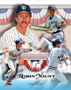 Robin Yount Milwaukee Brewers Hall of Fame Commemorative Premium Poster Print - Photofile Inc.