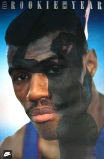 David Robinson 1990 NBA Rookie of the Year Commemorative Poster (San Antonio Spurs) - Nike