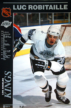 Luc Robitaille "Power Profile" L.A. Kings Poster (1990) - Norman James Corp.