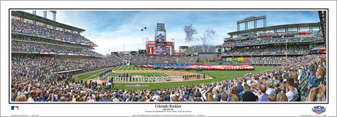 Colorado Rockies "Opening Day" Coors Field Panoramic Poster Print - Everlasting Images
