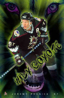Jeremy Roenick "Wily Coyote" Phoenix Coyotes Poster - Costacos 2000