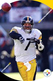 Ben Roethlisberger "Crosshairs" Pittsburgh Steelers Poster - Costacos 2006