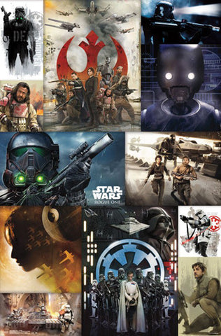 Star Wars Rogue One "Collage" Official Poster - Trends 2016
