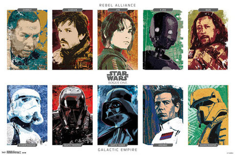 Star Wars Rogue One "Grid" Official Poster - Trends 2016