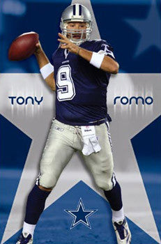 Tony Romo "Lone Star" Dallas Cowboys Poster - Costacos 2008