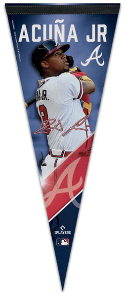 Ronald Acuna Signature Series Atlanta Braves Premium Felt Collector' –  Sports Poster Warehouse