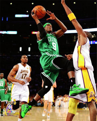 Rajon Rondo "Drive the Lane" Boston Celtics Premium Poster Print - Photofile 16x20