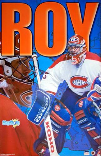 Patrick Roy "Slapshots" Montreal Canadiens Poster - Starline Inc. 1994