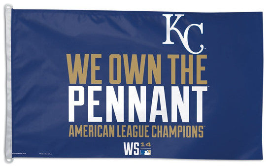 Kansas City Royals 2014 American League Champs Official MLB 3'x5' Flag - Wincraft