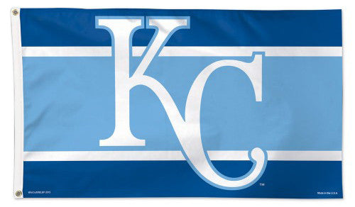 Kansas City Royals "KC Two-Tone" Deluxe-Edition Premium 3'x5' MLB Flag - Wincraft Inc.