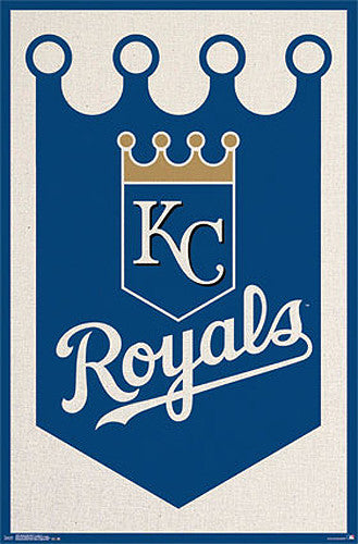 Kansas City Royals Official MLB Logo Poster - Costacos Sports