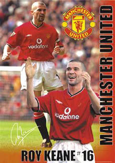 Roy Keane "Signature" Manchester United Poster - GB Posters 2002