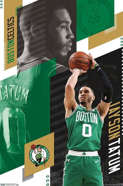 Jayson Tatum "Superstar" Boston Celtics NBA Basketball Wall Poster - Trends International