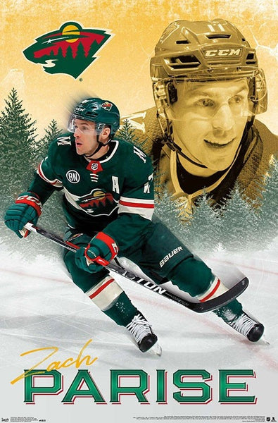 Zach Parise "Superstar" Minnesota Wild Official NHL Hockey Action Wall Poster - Trends International