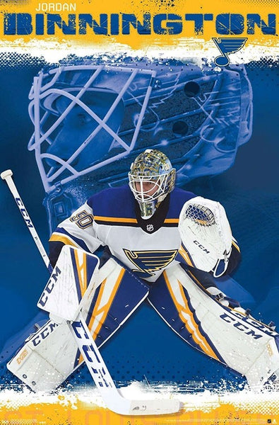 Jordan Binnington "Stopper" St. Louis Blues Goalie Official NHL Hockey Poster - Trends International