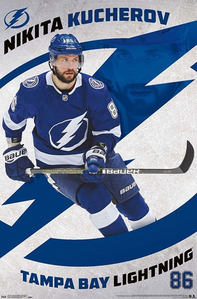 Nikita Kucherov "Superstar" Tampa Bay Lightning Official NHL Action Poster - Trends 2019