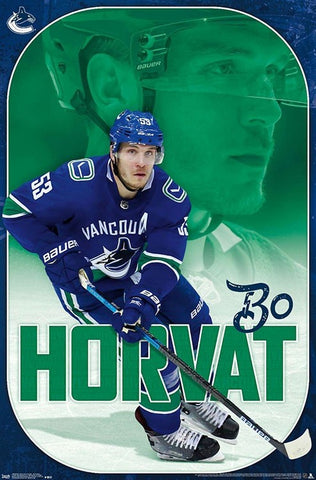 Bo Horvat "Superstar" Vancouver Canucks NHL Action Poster - Trends International